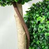 Artificial Plant for Home Office Decor Indoor & Outdoor, in Pot, 3 Ball Boxwood Topiary Tree