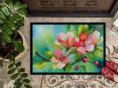 NEW Arkansas Apple Blossom in Watercolor Doormat Front Door Mat Indoor Outdoor Rugs for Entryway, Non Slip Washable Low Pile, 18H X 27W