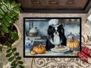 NEW Japanese Chin Fall Kitchen Pumpkins Doormat Front Door Mat Indoor Outdoor Rugs for Entryway, Non Slip Washable Low Pile, 18H X 27W