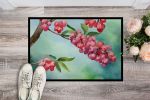 NEW Pennsylvania Mountain Laurels in Watercolor Doormat Front Door Mat Indoor Outdoor Rugs for Entryway, Non Slip Washable Low Pile, 18H X 27W