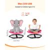 Kids Swivel Chair, 220 lbs Capacity, Flower Shape Sensory Spinning Chair, Autistic Kids Sensory Toy Seat with Non-Slip Metal Base, Toddler Sit & Spin