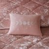 King/Cal King Velvet Duvet Cover Set with Throw Pillow
