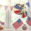 1pc; American National Day Wreath Independence Day Wreath Home Decoration