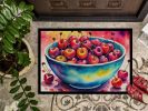 NEW Colorful Cherries Doormat Front Door Mat Indoor Outdoor Rugs for Entryway, Non Slip Washable Low Pile, 18H X 27W