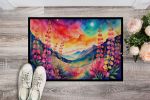 NEW Snapdragon in Color Doormat Front Door Mat Indoor Outdoor Rugs for Entryway, Non Slip Washable Low Pile, 18H X 27W