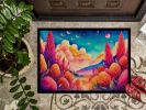 NEW Celosia in Color Doormat Front Door Mat Indoor Outdoor Rugs for Entryway, Non Slip Washable Low Pile, 18H X 27W