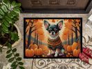 NEW Tricolor Chihuahua Fall Doormat Front Door Mat Indoor Outdoor Rugs for Entryway, Non Slip Washable Low Pile, 18H X 27W