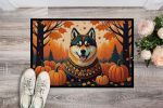 NEW Akita Fall Doormat Front Door Mat Indoor Outdoor Rugs for Entryway, Non Slip Washable Low Pile, 18H X 27W