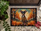 NEW Miniature Pinscher Fall Doormat Front Door Mat Indoor Outdoor Rugs for Entryway, Non Slip Washable Low Pile, 18H X 27W