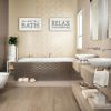 Trendy Decor "Bath Relax" Framed Wall Art, Modern Home Decor for Living Room, Bedroom & Farmhouse Wall by Susie Boyer