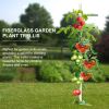 4FT*1.64FT 2PC This white U-shaped tube climbing trellis is simple and stylish, offering stable support and creating an elegant green space.