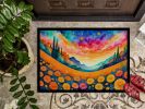 NEW Marigolds in Color Doormat Front Door Mat Indoor Outdoor Rugs for Entryway, Non Slip Washable Low Pile, 18H X 27W