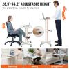 Mobile Standing Desk, 28.5"-44.2" Gas-Spring Height Adjustable Sit-Stand Desk