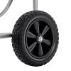 Hose Reel Cart, Hold Up to 250 ft of 5/8'' Hose, Garden Water Hose Carts Mobile Tools with 4 Wheels, Heavy Duty Powder-coated Steel Outdoor Planting