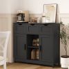 Storage Cabinets,Wooden Floor Cabinet,with Drawers and Shelves Storage Cabinets,Accent Cabinet for Living Room,Bedroom,Bathroom Furniture Home Decor(B