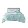 Full/Queen Metallic Printed Comforter Set