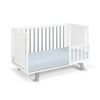 Livia 3-in-1 Convertible Island Crib White/Gray