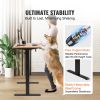 Height Adjustable Desk, 47.2 x 23.6 in, 3-Key Modes Electric Standing Desk, Whole Piece Desk Board, Sturdy Dual Metal Frame