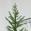 9 Ft Christmas Tree, Pine Hinged W-1939 Realistic Branches, Steel Base, Auto Open