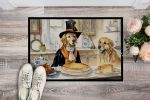 NEW Golden Retriever Fall Kitchen Pumpkins Doormat Front Door Mat Indoor Outdoor Rugs for Entryway, Non Slip Washable Low Pile, 18H X 27W