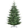 9 Ft Christmas Tree, Pine Hinged W-1939 Realistic Branches, Steel Base, Auto Open