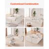 Modular Sectional Sofa, L Shaped Modular Sofa with Chaise, Cloud Sectional Couch with High Rebound Sponge and Density