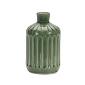 Vase 7"H Terra Cotta (Option: Green)