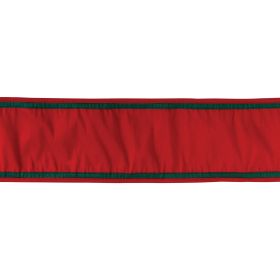 4" x 5 Yds. Ribbon Wired Polyester (Option: Red)