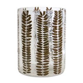 Candle Holder 6"D x 8"H Glass (Option: Green)