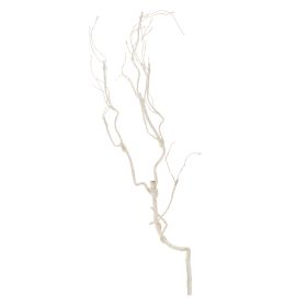 Glitter Branch (Set of 6) 32"H Wire/Paper (Option: White)