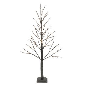 Twig Tree 114 LED Lights 4'H Paper (Option: Silver)