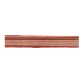2.5" x 10 Yds. Wired (Set of 2) Polyester (Option: Red, Beige)