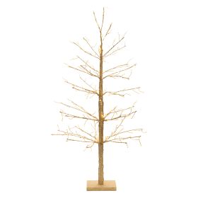 LED Tree w/195 Lights 36"H Paper UL Plug (Option: Gold)