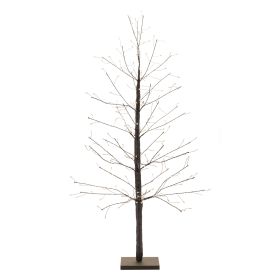 LED Tree w/195 Lights 36"H Paper UL Plug (Option: Black)