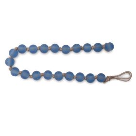 Garland (Set of 2) 24"L Glass/Jute (Option: Blue)