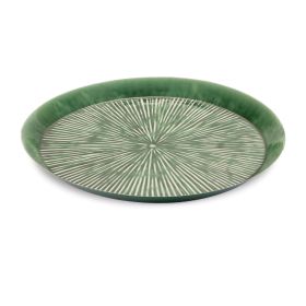Tray 13.5"D Iron (Option: Green)