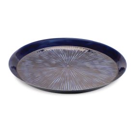 Tray 13.5"D Iron (Option: Blue)