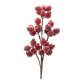 Berry Spray (Set of 6) 21"H Styrofoam (Option: Red, Brown)