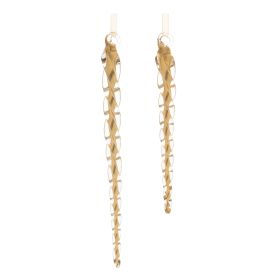 Icicle Ornament (Set of 12) 6.5"H, 8.5"H Glass (Option: Gold)