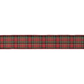 2.5" x 10 Yds. Wired Polyester (Set of 2) (Option: Red, Black)