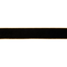 2.5" x 10 Yds. Wired Polyester (Set of 2) (Option: Black, gold)