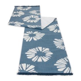 Table Runner 14"W x 72"L Polyester (Option: White, Blue)