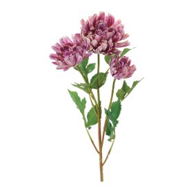 Mum Spray (Set of 4) 27.5"H Fabric (Option: Pink, Green)