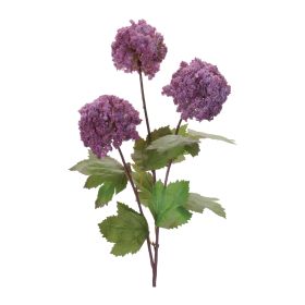 Snowball Branch (Set of 6) 29.5"H Polyester (Option: Purple, Green)