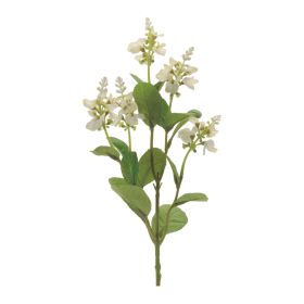 Blossom Flower (Set of 6) 26.5"H Fabric (Option: White, Green)