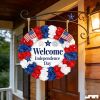 1 pc 250th anniversary of American independence, bald eagle commemorative wooden plaque, home porch decoration, wooden hanging board