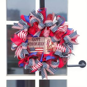 1PC Wooden tags for Independence Day, patriotic American homes, rural areas, wooden walls, door decorations, wooden crafts (Color: 70, size: 40*40*0.5cm)