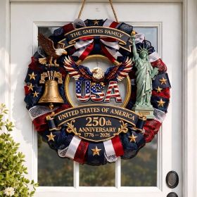 1PC Wooden tags for Independence Day, patriotic American homes, rural areas, wooden walls, door decorations, wooden crafts (Color: 72, size: 30*30*0.5cm)