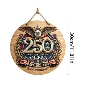 1PC Wooden tags for Independence Day, patriotic American homes, rural areas, wooden walls, door decorations, wooden crafts (Color: Z, size: 40*40*0.5cm)