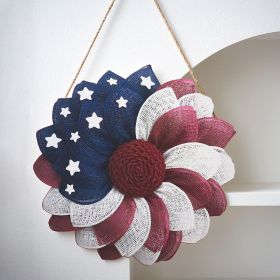 1PC Wooden tags for Independence Day, patriotic American homes, rural areas, wooden walls, door decorations, wooden crafts (Color: A, size: 30*30*0.5cm)